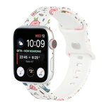 Dây đồng hồ thay thế in 8 khóa cho Apple Watch Series, 7 45mm / 6 & SE & 5 & 4 44mm / 3 & 2 & 1 42mm, 7 41mm / 6 & SE & 5 & 4 40mm / 3 & 2 & 1 38mm