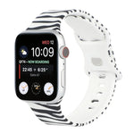 Dây đồng hồ thay thế in 8 khóa cho Apple Watch Series, 7 45mm / 6 & SE & 5 & 4 44mm / 3 & 2 & 1 42mm, 7 41mm / 6 & SE & 5 & 4 40mm / 3 & 2 & 1 38mm