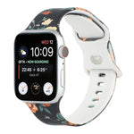 Dây đồng hồ thay thế in 8 khóa cho Apple Watch Series, 7 45mm / 6 & SE & 5 & 4 44mm / 3 & 2 & 1 42mm, 7 41mm / 6 & SE & 5 & 4 40mm / 3 & 2 & 1 38mm