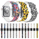 Dây đồng hồ thay thế in 8 khóa cho Apple Watch Series, 7 45mm / 6 & SE & 5 & 4 44mm / 3 & 2 & 1 42mm, 7 41mm / 6 & SE & 5 & 4 40mm / 3 & 2 & 1 38mm