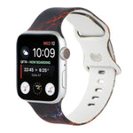 Dây đồng hồ thay thế in 8 khóa cho Apple Watch Series, 7 45mm / 6 & SE & 5 & 4 44mm / 3 & 2 & 1 42mm, 7 41mm / 6 & SE & 5 & 4 40mm / 3 & 2 & 1 38mm