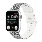 Dây đồng hồ thay thế in 8 khóa cho Apple Watch Series, 7 45mm / 6 & SE & 5 & 4 44mm / 3 & 2 & 1 42mm, 7 41mm / 6 & SE & 5 & 4 40mm / 3 & 2 & 1 38mm