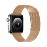 Dây đồng hồ thay thế đàn hồi từ tính Milanese hai đoạn cho Apple Watch Series, 7 45mm / 6 & SE & 5 & 4 44mm / 3 & 2 & 1 42mm, 7 41mm / 6 & SE & 5 & 4 40mm / 3 & 2 & 1 38mm