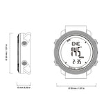 Đồng hồ thông minh thể thao ngoài trời chống nước đa chức năng NORTH EDGE, Hỗ trợ đo độ ẩm / Dự báo thời tiết / Đo tốc độ, Dây đeo silicone