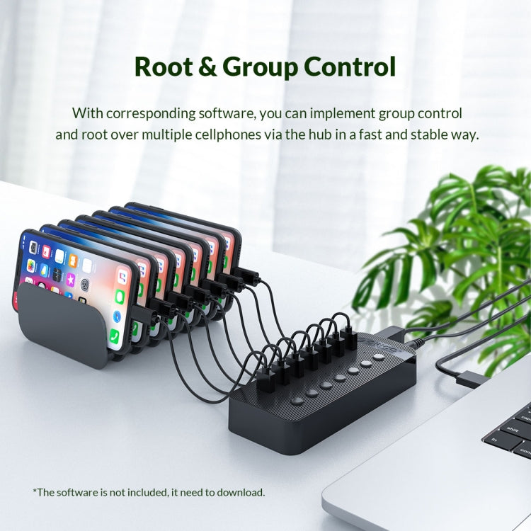 ORICO CT2U3-7AB-WH Bộ chia USB HUB đa cổng 7 trong 1 với các công tắc riêng biệt, vỏ nhựa sọc, CT2U3-7AB-BK phích cắm UK, CT2U3-7AB-WH phích cắm UK, CT2U3-7AB-BK phích cắm EU, CT2U3-7AB-WH phích cắm EU, CT2U3-7AB-BK phích cắm AU, CT2U3-7AB-WH phích cắm AU