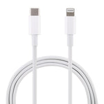 Cáp sạc nhanh USB-C / Type-C sang 8 Pin PD 12W 5V/2A, chiều dài cáp: 1m, 12W 5V/2A