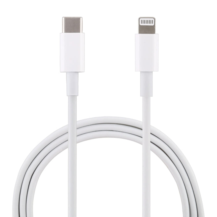 Cáp sạc nhanh USB-C / Type-C sang 8 Pin PD 12W 5V/2A, chiều dài cáp: 1m, 12W 5V/2A