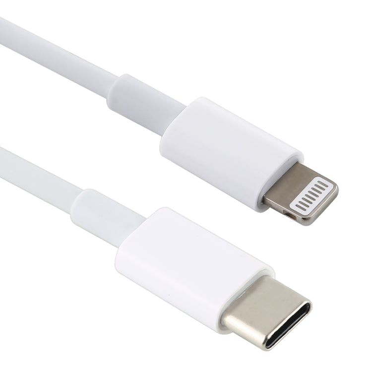Cáp sạc nhanh USB-C / Type-C sang 8 Pin PD 12W 5V/2A, chiều dài cáp: 1m, 12W 5V/2A