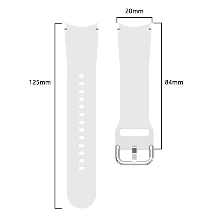 Dây đeo thay thế khóa màu silicone đa năng, cho Samsung Galaxy Watch4 40mm, cho Samsung Galaxy Watch4 44mm, cho Samsung Galaxy Watch4 Classic 42mm, cho Samsung Galaxy Watch4 Classic 46mm