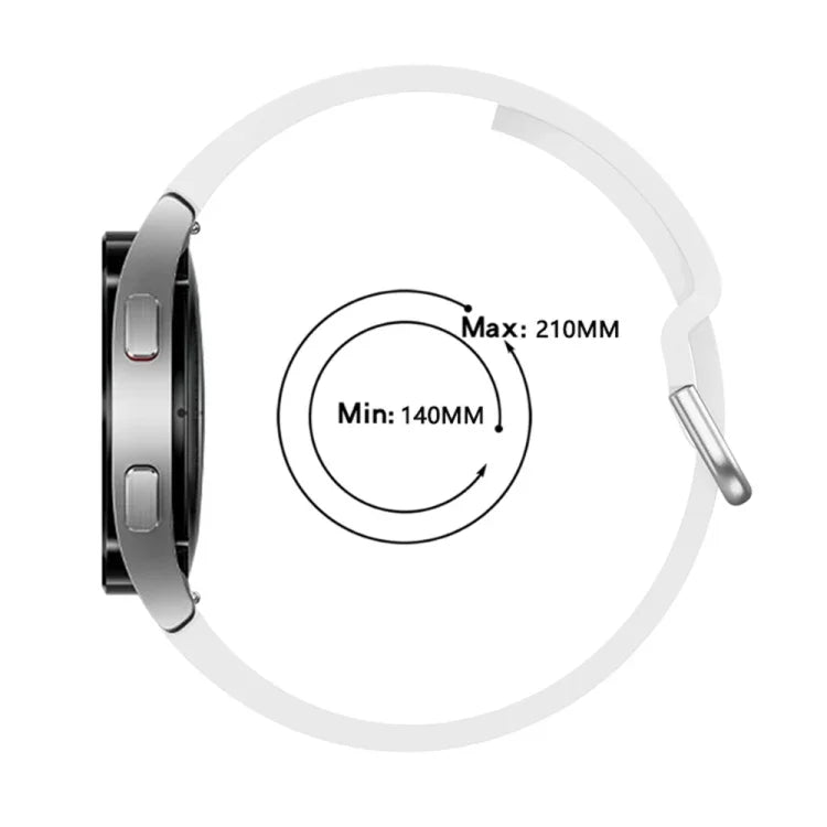 Dây đeo thay thế khóa màu silicone đa năng, cho Samsung Galaxy Watch4 40mm, cho Samsung Galaxy Watch4 44mm, cho Samsung Galaxy Watch4 Classic 42mm, cho Samsung Galaxy Watch4 Classic 46mm