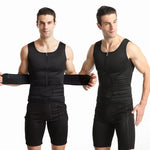 Áo Định Hình Thể Thao Nam Neoprene Corset Định Hình Eo, S, M, L, XL, XXL, XXXL