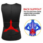 Áo Định Hình Thể Thao Nam Neoprene Corset Định Hình Eo, S, M, L, XL, XXL, XXXL