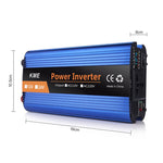 Carmaer 1200W Car Smart Multi-function Digital Display Inverter Household Power Converter, 12V to 220V 1200W, 24V to 220V 1200W, 48V to 220V 1200W