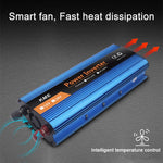 Carmaer 1200W Car Smart Multi-function Digital Display Inverter Household Power Converter, 12V to 220V 1200W, 24V to 220V 1200W, 48V to 220V 1200W