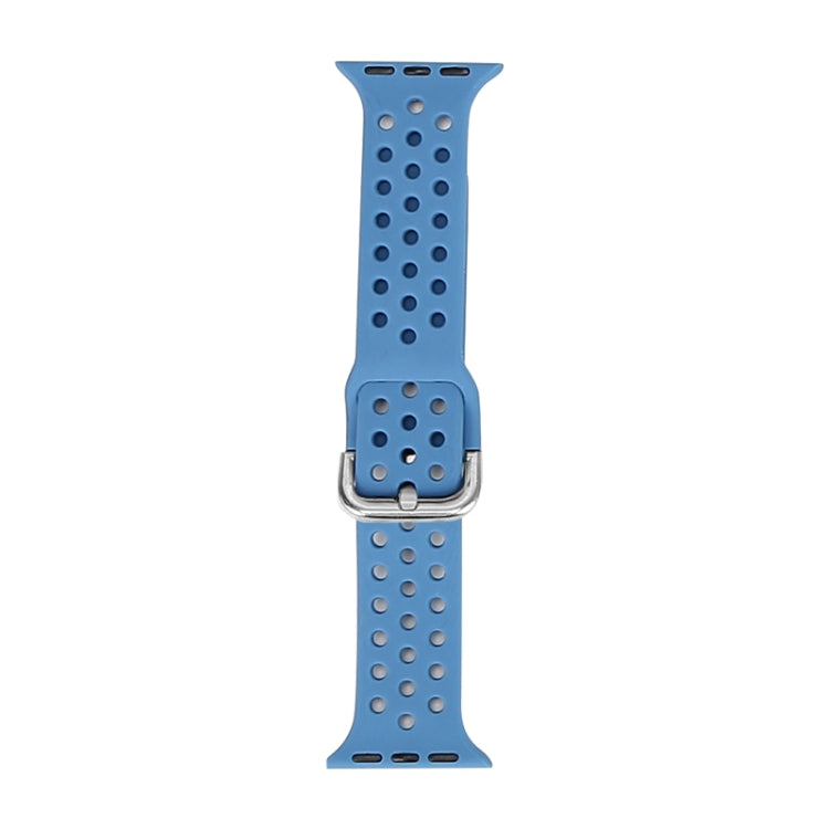 Dây đồng hồ thay thế silicone cho Apple Watch Series, 7 45mm / 6 & SE & 5 & 4 44mm / 3 & 2 & 1 42mm