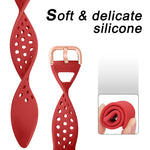 Dây đồng hồ thay thế silicone cho Apple Watch Series, 7 45mm / 6 & SE & 5 & 4 44mm / 3 & 2 & 1 42mm