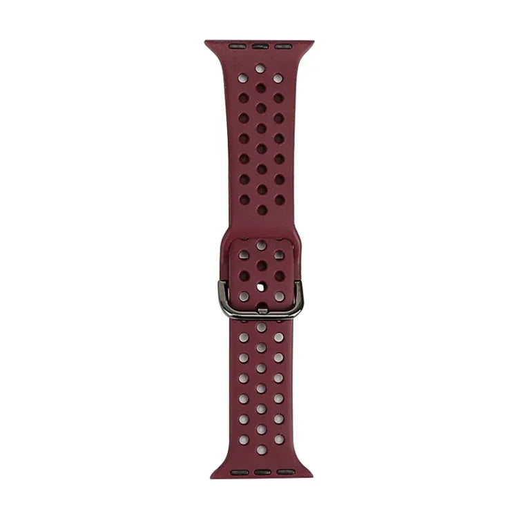 Dây đồng hồ silicone thay thế cho Apple Watch Series, 7 41mm / 6 & SE & 5 & 4 40mm / 3 & 2 & 1 38mm