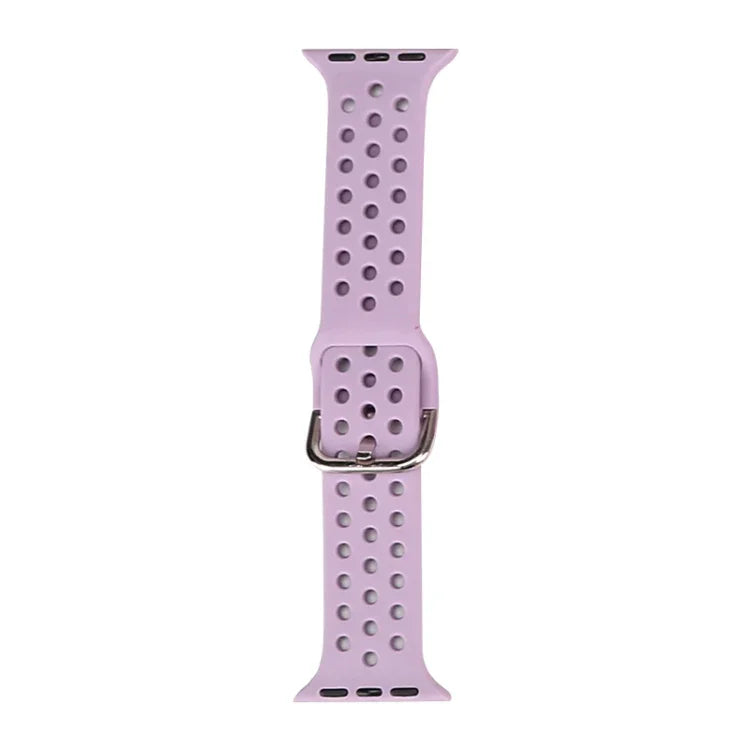 Dây đồng hồ silicone thay thế cho Apple Watch Series, 7 41mm / 6 & SE & 5 & 4 40mm / 3 & 2 & 1 38mm