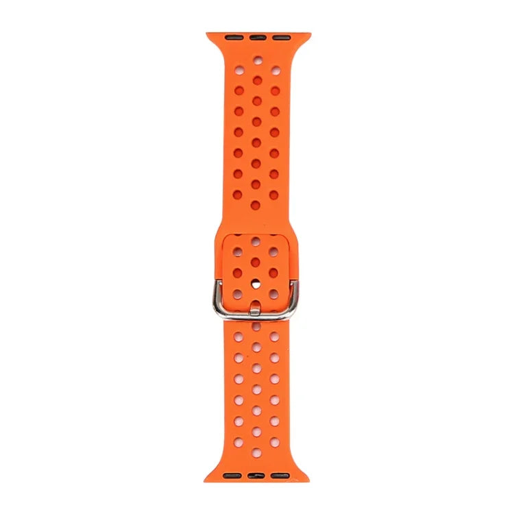 Dây đồng hồ silicone thay thế cho Apple Watch Series, 7 41mm / 6 & SE & 5 & 4 40mm / 3 & 2 & 1 38mm