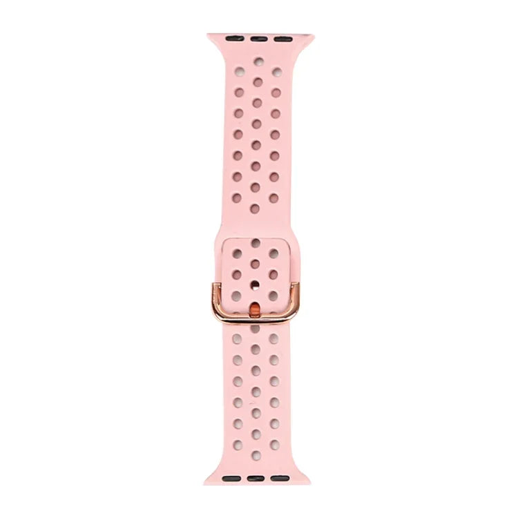 Dây đồng hồ silicone thay thế cho Apple Watch Series, 7 41mm / 6 & SE & 5 & 4 40mm / 3 & 2 & 1 38mm