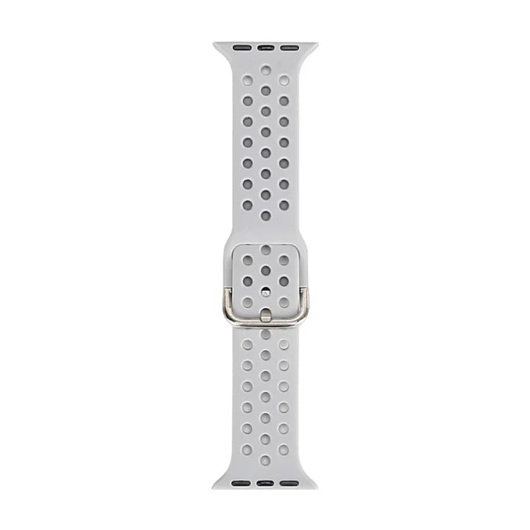 Dây đồng hồ silicone thay thế cho Apple Watch Series, 7 41mm / 6 & SE & 5 & 4 40mm / 3 & 2 & 1 38mm