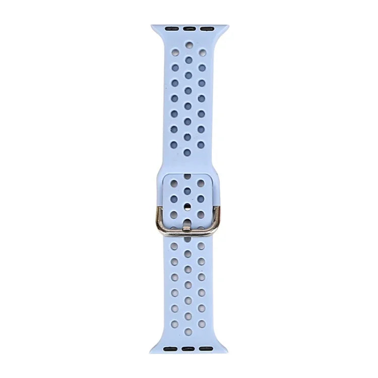 Dây đồng hồ silicone thay thế cho Apple Watch Series, 7 41mm / 6 & SE & 5 & 4 40mm / 3 & 2 & 1 38mm