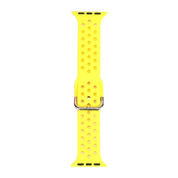 Dây đồng hồ silicone thay thế cho Apple Watch Series, 7 41mm / 6 & SE & 5 & 4 40mm / 3 & 2 & 1 38mm