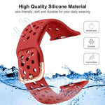Dây đồng hồ silicone thay thế cho Apple Watch Series, 7 41mm / 6 & SE & 5 & 4 40mm / 3 & 2 & 1 38mm