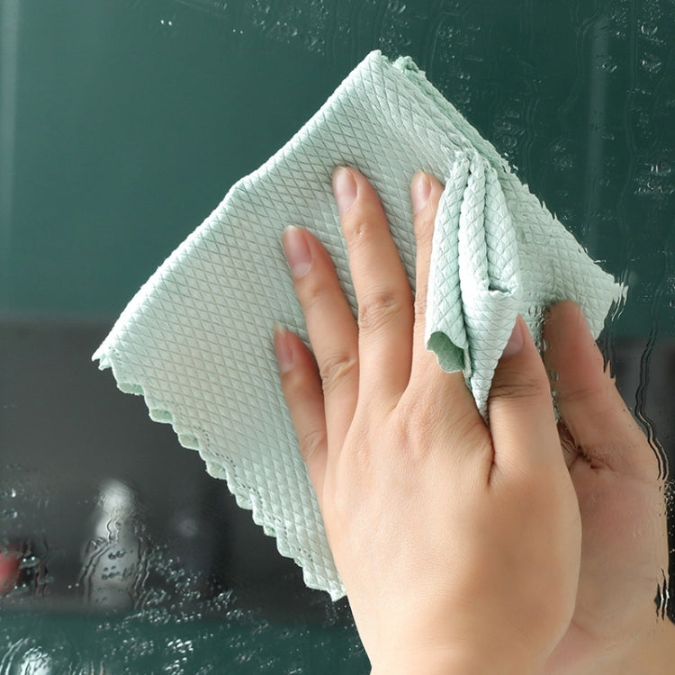 Khăn lau vảy cá không để lại vết và dễ khô, khăn lau nhà bếp, giao màu ngẫu nhiên, 5 cái, 10 cái, 20 cái