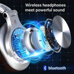 Tai nghe stereo không dây Bluetooth gắn đầu, A70 Đen, A70 Đen Đỏ, A70 Nâu