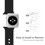 Dây đồng hồ silicone thay thế hai đinh cho Apple Watch Series, 7 45mm / 6 & SE & 5 & 4 44mm / 3 & 2 & 1 42mm, 7 41mm / 6 & SE & 5 & 4 40mm / 3 & 2 & 1 38mm