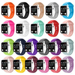 Dây đồng hồ silicone thay thế hai đinh cho Apple Watch Series, 7 45mm / 6 & SE & 5 & 4 44mm / 3 & 2 & 1 42mm, 7 41mm / 6 & SE & 5 & 4 40mm / 3 & 2 & 1 38mm