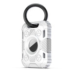 Ốp bảo vệ TPU sợi carbon chống trầy chống sốc Tank Armor có vòng móc khóa, cho AirTag