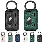 Ốp bảo vệ TPU sợi carbon chống trầy chống sốc Tank Armor có vòng móc khóa, cho AirTag