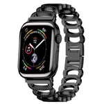 Dây đeo thay thế thép kim cương loại C cho Apple Watch Series, 7 41mm / 6 & SE & 5 & 4 40mm / 3 & 2 & 1 38mm, 7 45mm / 6 & SE & 5 & 4 44mm / 3 & 2 & 1 42mm