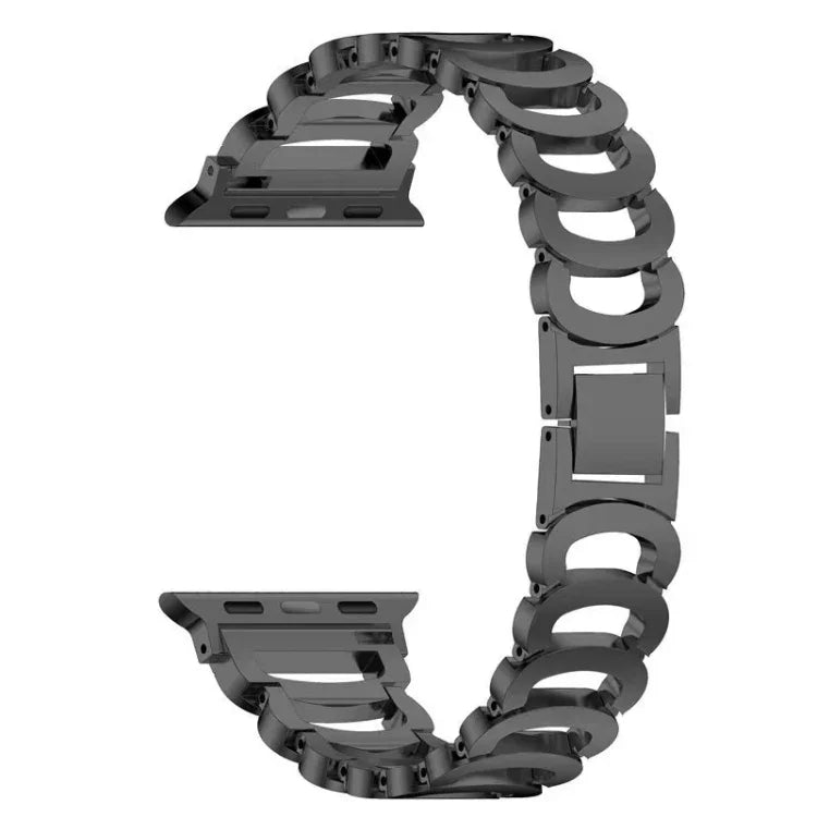 Dây đeo thay thế thép kim cương loại C cho Apple Watch Series, 7 41mm / 6 & SE & 5 & 4 40mm / 3 & 2 & 1 38mm, 7 45mm / 6 & SE & 5 & 4 44mm / 3 & 2 & 1 42mm