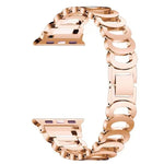 Dây đeo thay thế thép kim cương loại C cho Apple Watch Series, 7 41mm / 6 & SE & 5 & 4 40mm / 3 & 2 & 1 38mm, 7 45mm / 6 & SE & 5 & 4 44mm / 3 & 2 & 1 42mm