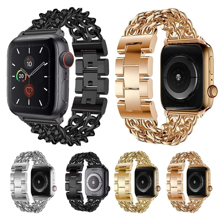 Dây đeo thay thế kim loại cao bồi cho Apple Watch Series, 7 41mm / 6 & SE & 5 & 4 40mm / 3 & 2 & 1 38mm, 7 45mm / 6 & SE & 5 & 4 44mm / 3 & 2 & 1 42mm