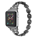 Dây đeo thay thế thép không gỉ kim cương cho Apple Watch Series, 7 41mm / 6 & SE & 5 & 4 40mm / 3 & 2 & 1 38mm, 7 45mm / 6 & SE & 5 & 4 44mm / 3 & 2 & 1 42mm