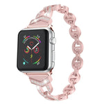 Dây đeo thay thế thép không gỉ kim cương cho Apple Watch Series, 7 41mm / 6 & SE & 5 & 4 40mm / 3 & 2 & 1 38mm, 7 45mm / 6 & SE & 5 & 4 44mm / 3 & 2 & 1 42mm