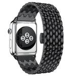 Dây đeo thay thế kim loại họa tiết vảy cá cho Apple Watch Series, 7 41mm / 6 & SE & 5 & 4 40mm / 3 & 2 & 1 38mm, 7 45mm / 6 & SE & 5 & 4 44mm / 3 & 2 & 1 42mm