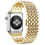 Dây đeo thay thế kim loại họa tiết vảy cá cho Apple Watch Series, 7 41mm / 6 & SE & 5 & 4 40mm / 3 & 2 & 1 38mm, 7 45mm / 6 & SE & 5 & 4 44mm / 3 & 2 & 1 42mm