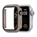 Ốp bảo vệ chống sốc PC + kính cường lực với hộp carton đóng gói cho Apple Watch 44mm (Màu cam), dành cho Apple Watch Series 6 / 5 / 4 / Watch SE 44mm, dành cho Apple Watch Series 6 & SE & 5 & 4 44mm, dành cho Apple Watch Series 3 & 2 & 1 42mm
