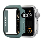 Ốp bảo vệ chống sốc PC + kính cường lực với hộp carton đóng gói cho Apple Watch 44mm (Màu cam), dành cho Apple Watch Series 6 / 5 / 4 / Watch SE 44mm, dành cho Apple Watch Series 6 & SE & 5 & 4 44mm, dành cho Apple Watch Series 3 & 2 & 1 42mm