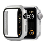 Ốp bảo vệ chống sốc PC + kính cường lực với hộp carton đóng gói cho Apple Watch 44mm (Màu cam), dành cho Apple Watch Series 6 / 5 / 4 / Watch SE 44mm, dành cho Apple Watch Series 6 & SE & 5 & 4 44mm, dành cho Apple Watch Series 3 & 2 & 1 42mm