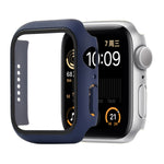 Ốp bảo vệ chống sốc PC + kính cường lực với hộp carton đóng gói cho Apple Watch 44mm (Màu cam), dành cho Apple Watch Series 6 / 5 / 4 / Watch SE 44mm, dành cho Apple Watch Series 6 & SE & 5 & 4 44mm, dành cho Apple Watch Series 3 & 2 & 1 42mm