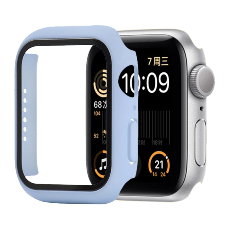 Ốp bảo vệ chống sốc PC + kính cường lực với hộp carton đóng gói cho Apple Watch 44mm (Màu cam), dành cho Apple Watch Series 6 / 5 / 4 / Watch SE 44mm, dành cho Apple Watch Series 6 & SE & 5 & 4 44mm, dành cho Apple Watch Series 3 & 2 & 1 42mm