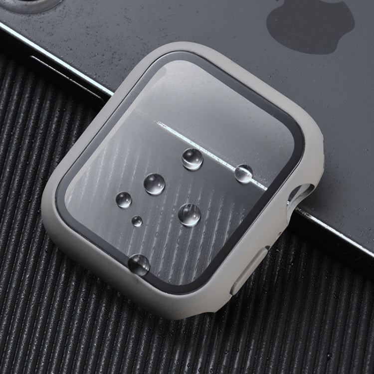 Ốp bảo vệ chống sốc PC + kính cường lực với hộp carton đóng gói cho Apple Watch 44mm (Màu cam), dành cho Apple Watch Series 6 / 5 / 4 / Watch SE 44mm, dành cho Apple Watch Series 6 & SE & 5 & 4 44mm, dành cho Apple Watch Series 3 & 2 & 1 42mm