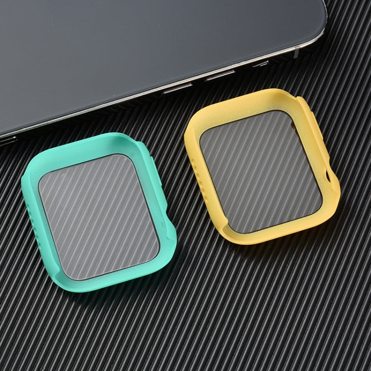 Ốp bảo vệ chống sốc PC + kính cường lực với hộp carton đóng gói cho Apple Watch 44mm (Màu cam), dành cho Apple Watch Series 6 / 5 / 4 / Watch SE 44mm, dành cho Apple Watch Series 6 & SE & 5 & 4 44mm, dành cho Apple Watch Series 3 & 2 & 1 42mm