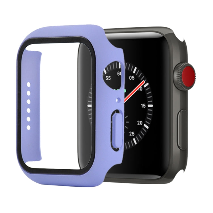 Ốp bảo vệ chống sốc PC + kính cường lực với hộp carton đóng gói cho Apple Watch 44mm (Màu cam), dành cho Apple Watch Series 6 / 5 / 4 / Watch SE 44mm, dành cho Apple Watch Series 6 & SE & 5 & 4 44mm, dành cho Apple Watch Series 3 & 2 & 1 42mm